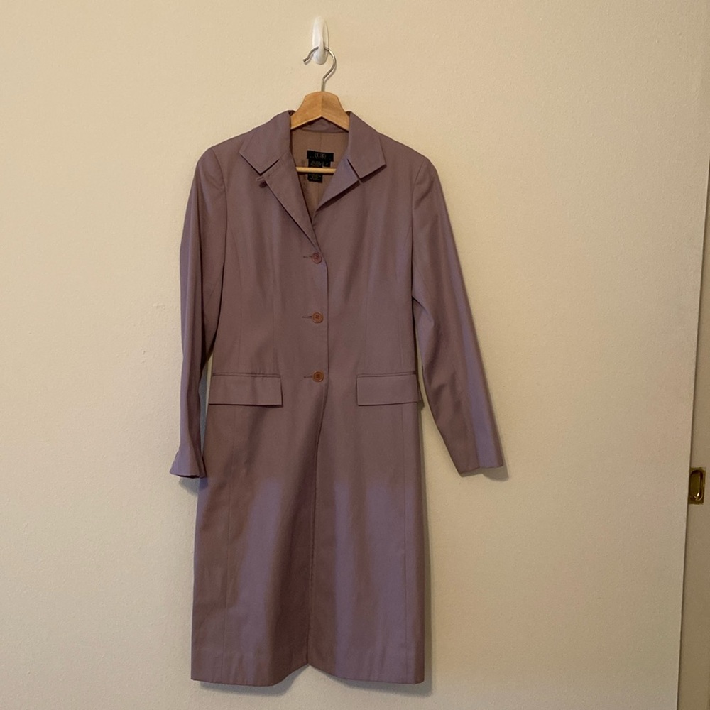 Lilac BCBG trench coat